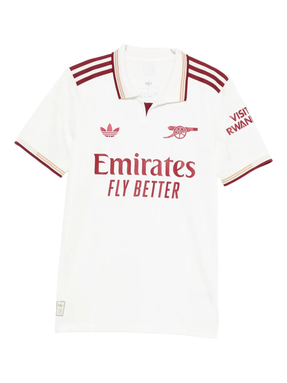 

Джерси с полосатыми деталями Adidas, белый