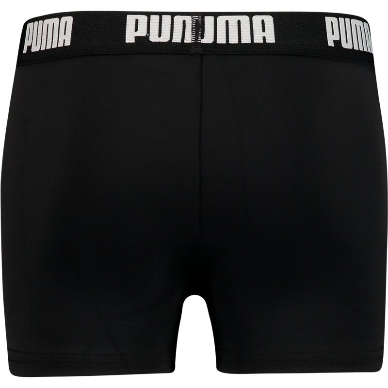 Плавки-Шорты для мальчиков с логотипом 1 шт. Puma, черный — фото 2
