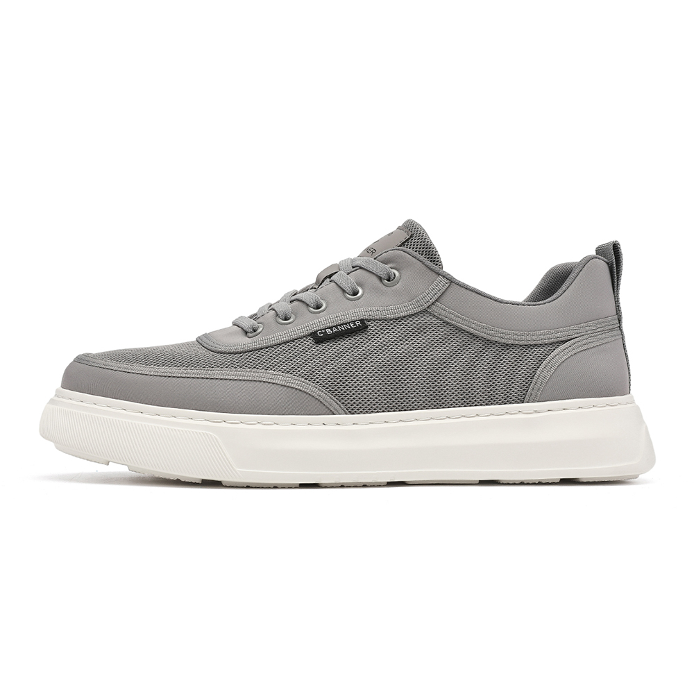 

Кроссовки C°BANNER Skateboarding Shoes Men Low-top Gray, серый