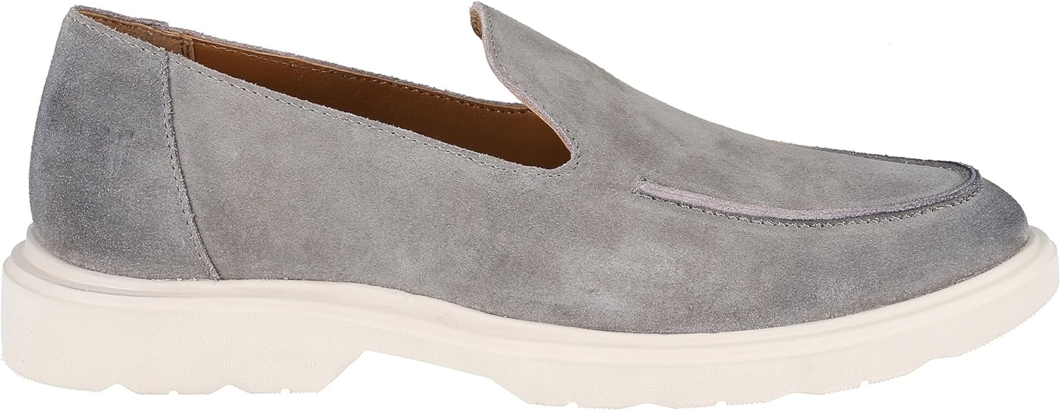 

Мужские лоферы Frye Connor Venetian - премиальная кожаная обувь без шнурков, стильная и стойкая к износу, удобная посадка, Steel - Silky Suede