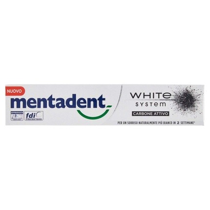 Зубная паста с активированным углем, Mentadent