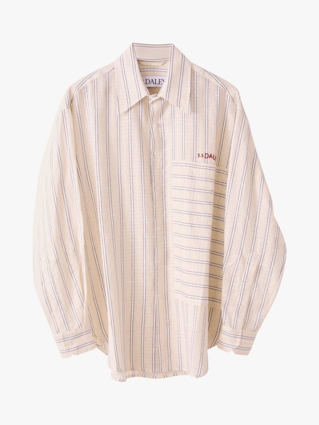 

Cuthbert Cotton рубашка Regular Fit в полоску S.S.DALEY, Blue Stripe