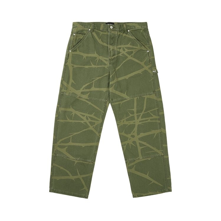 

Брюки Palace Heavy Canvas Work Pant, зеленый