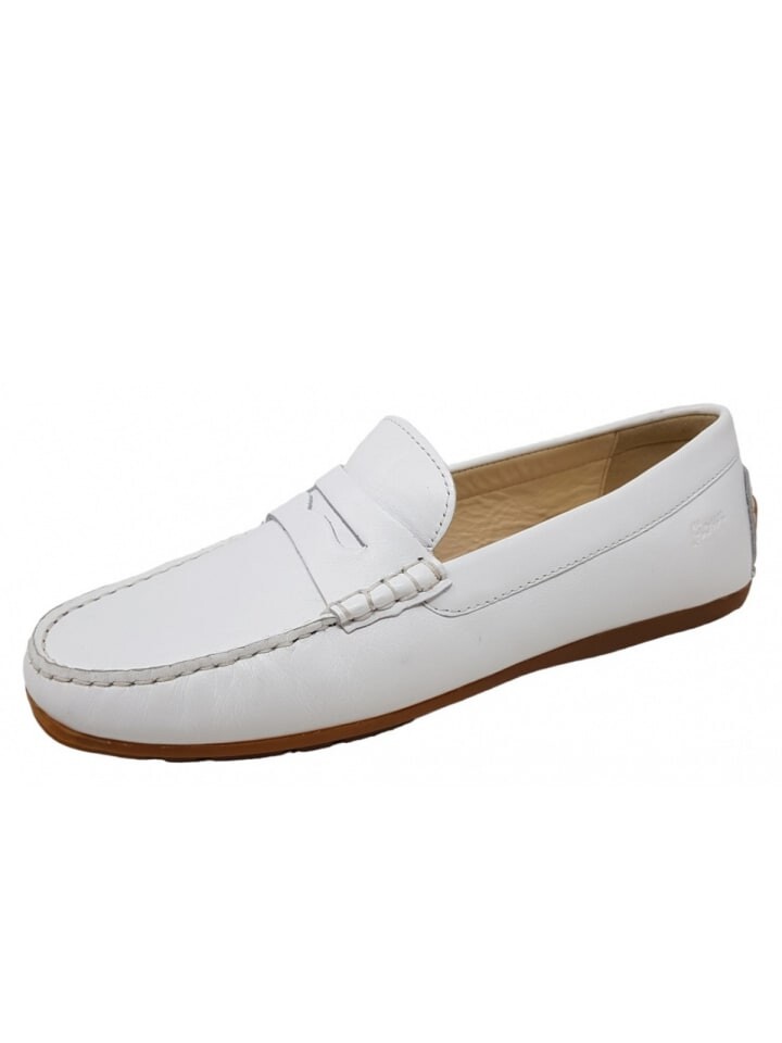 Мокасины Sioux Mokassin Carmona 700, белый