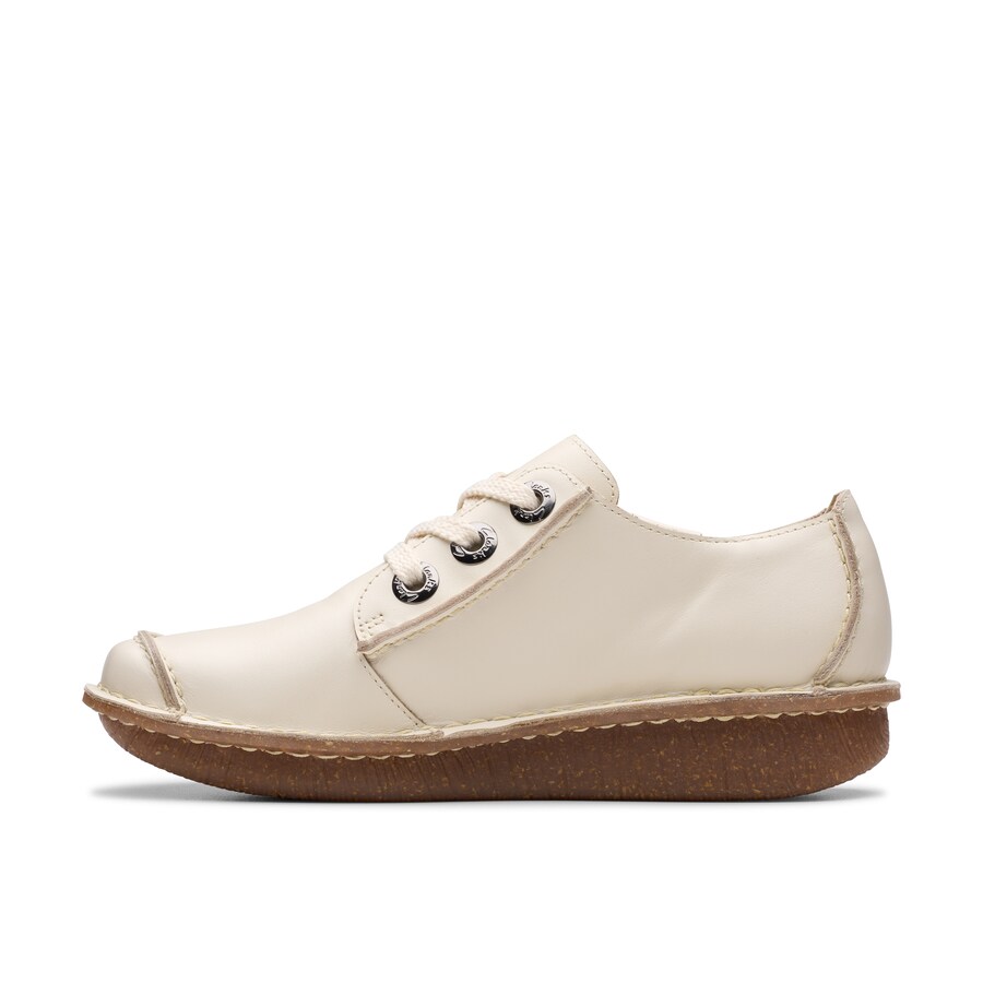 Спортивные кроссовки на шнуровке CLARKS Funny Dream, White
