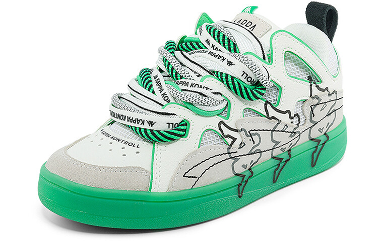 

Обувь для скейтбординга Kappa унисекс, Korea White / Island Green - 012A