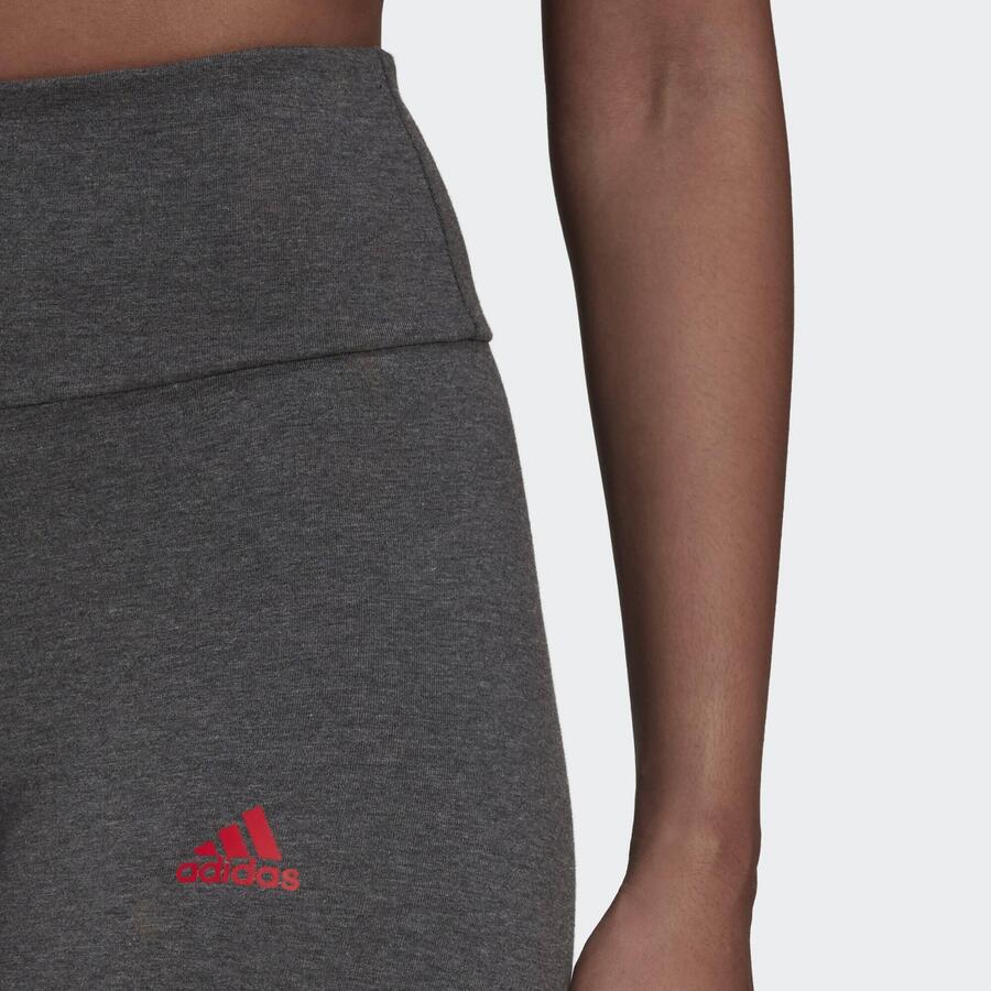 ADIDAS Леггинсы Essentials с высокой талией и логотипом — фото 4
