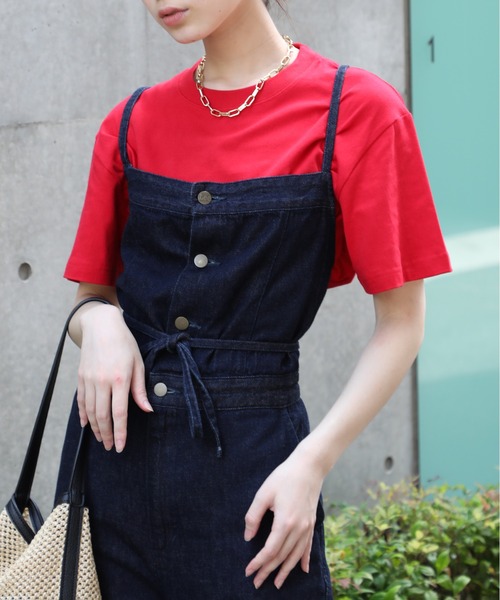 

Футболка с круглым вырезом и коротким рукавом из хлопка United Athle, красный