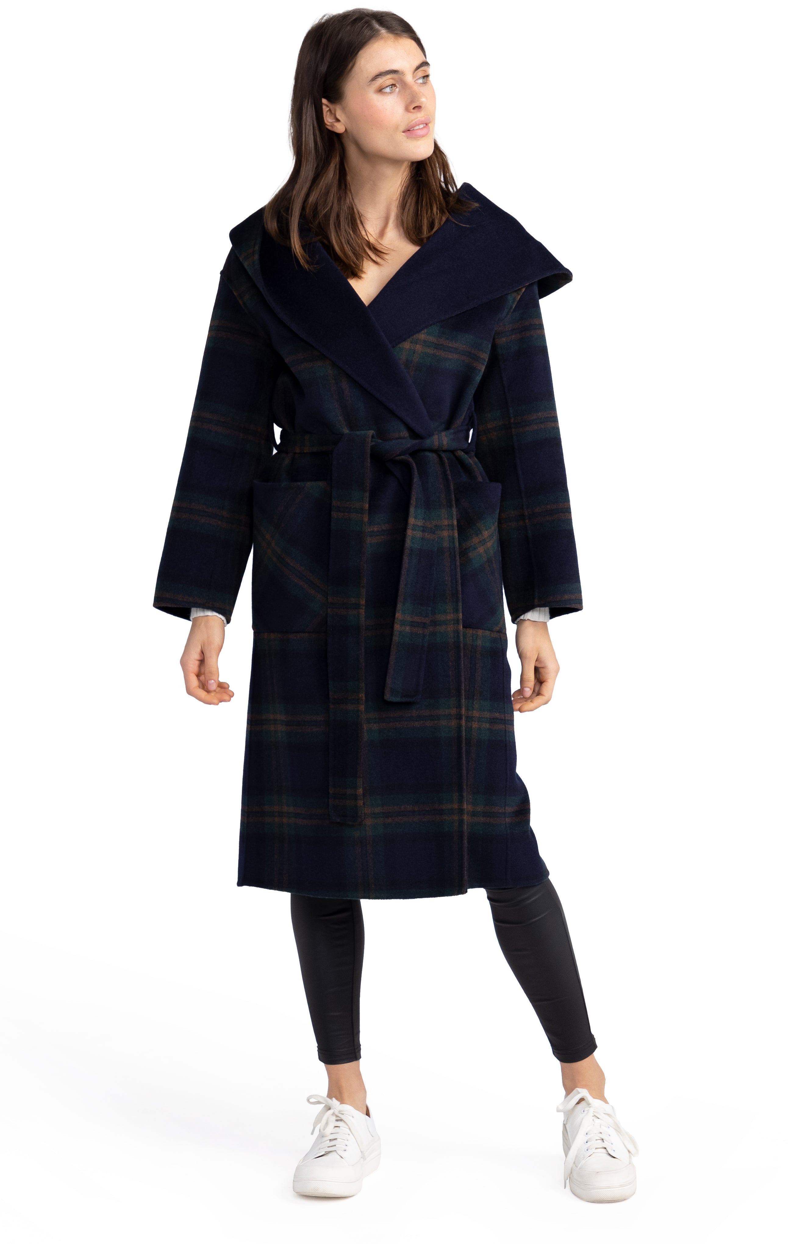 

Пальто Arcadia Oversided с капюшоном Belle&Bloom, цвет french navy