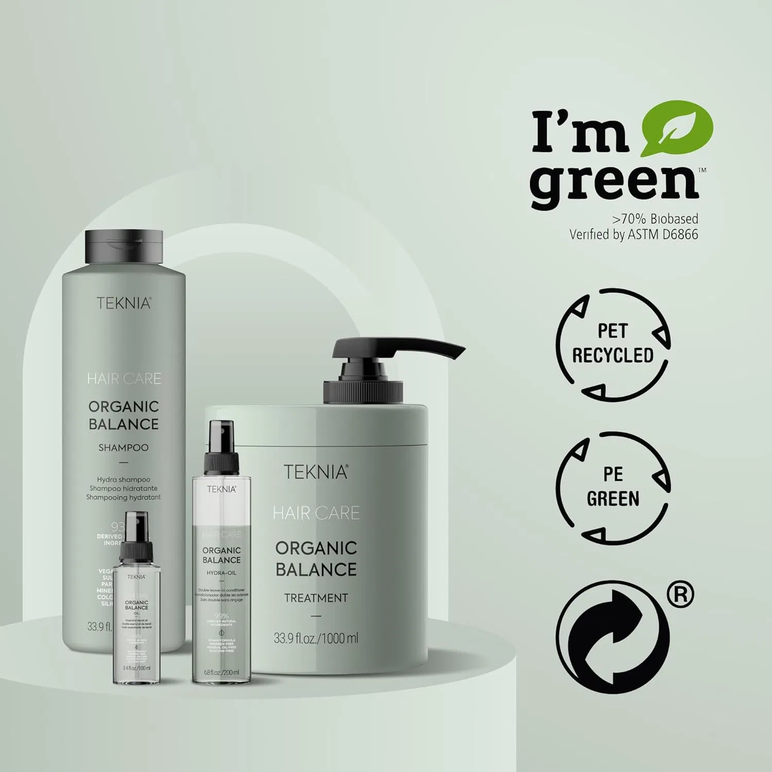 Уход для волос Lakmé Teknia Organic Balance, 1000 мл Lakmé — фото 4