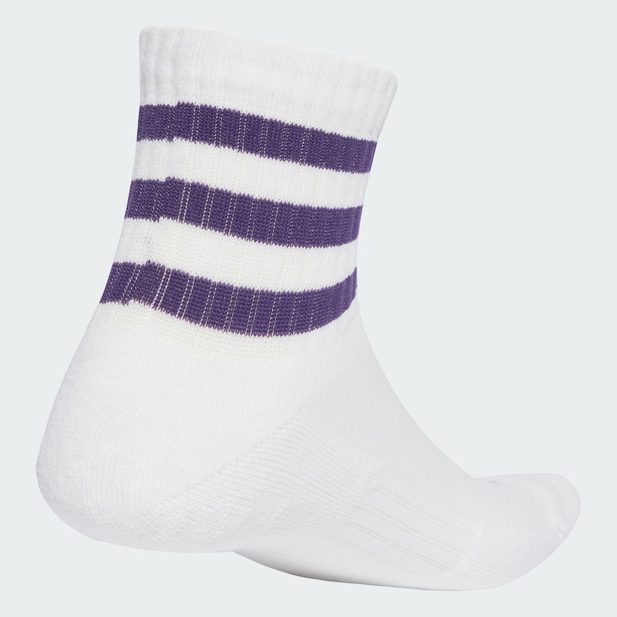 Спортивные носки ADIDAS PERFORMANCE 3-Stripes Cushioned Sportswear Low-Cut 3 Pairs, Purple/Orchid/White — фото 2