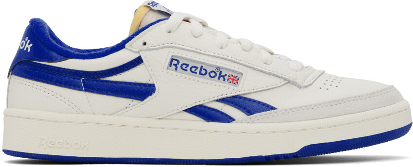 

Кроссовки Club C Revenge Vintage в цвете Off-White & Blue Reebok Classics, Chalk/Croyal/Excred, Белый, Кроссовки Club C Revenge Vintage в цвете Off-White & Blue Reebok Classics, Chalk/Croyal/Excred
