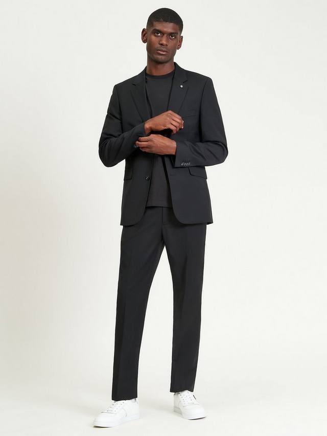 

Брюки из шерстяной ткани twill Ben Sherman, Black