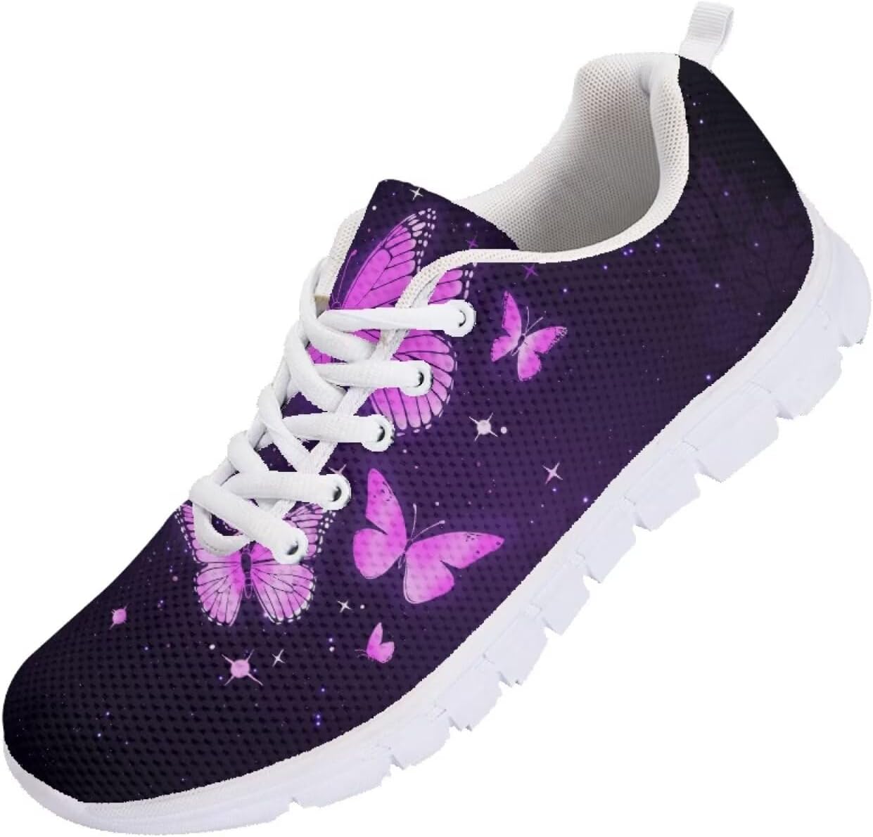 

Мужские кроссовки Funnydude Funny Print для прогулок, тенниса, легкие повседневные кеды для спортзала, путешествий и работы, Butterfly