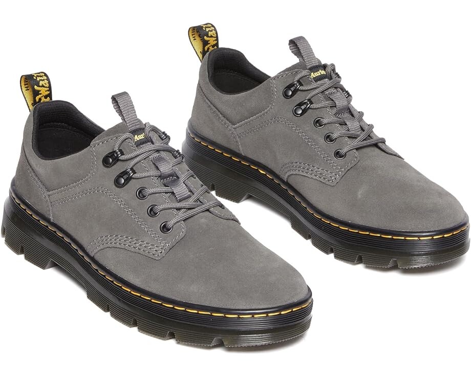 

Оксфорды Dr. Martens Reeder Suede, цвет Gunmetal