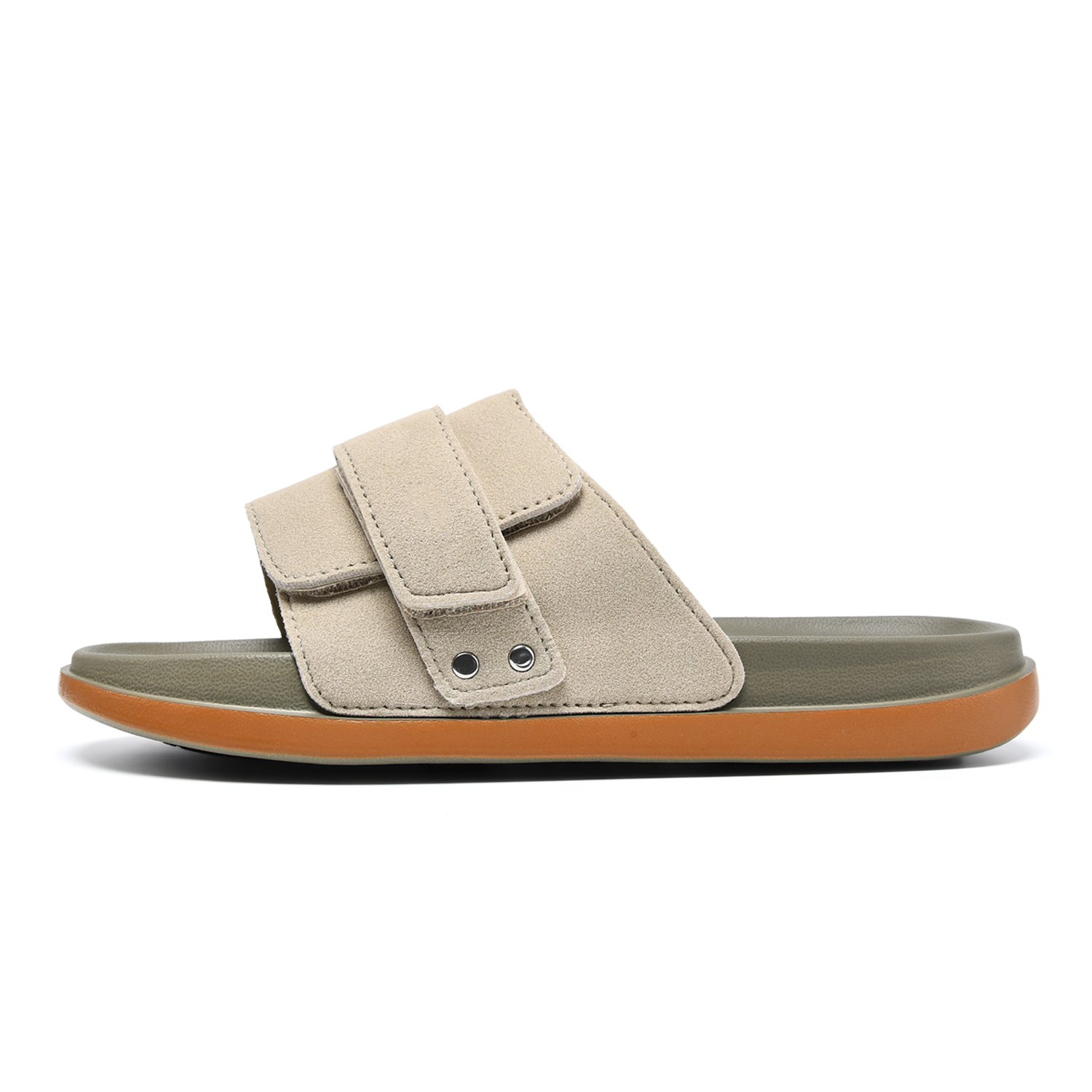 

Jeep Скользостойкие шлепанцы-слипоны унисекс цвета хаки