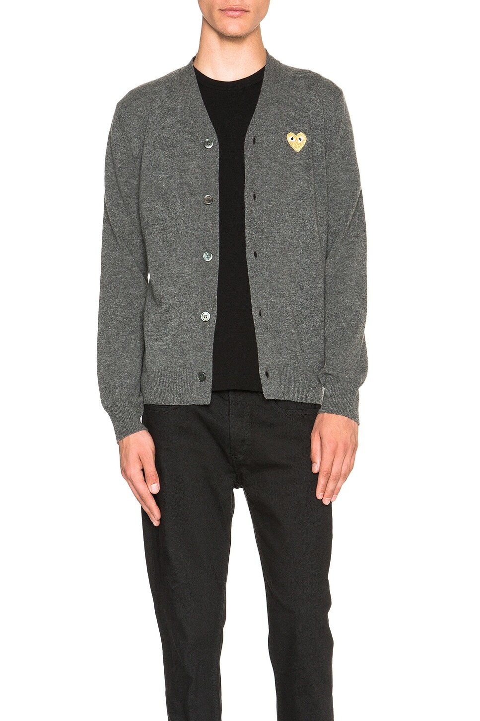 

Кардиган с золотой эмблемой Comme Des Garcons Play