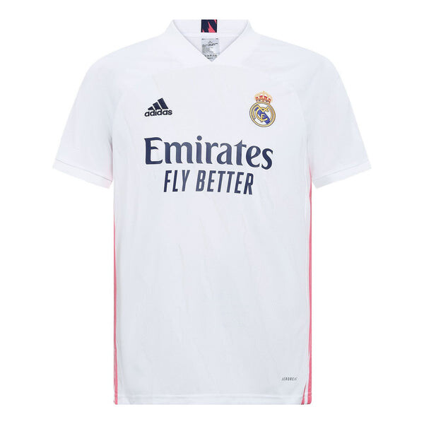 

Футболка real madrid 20 21 домашняя майка белая Adidas, белый