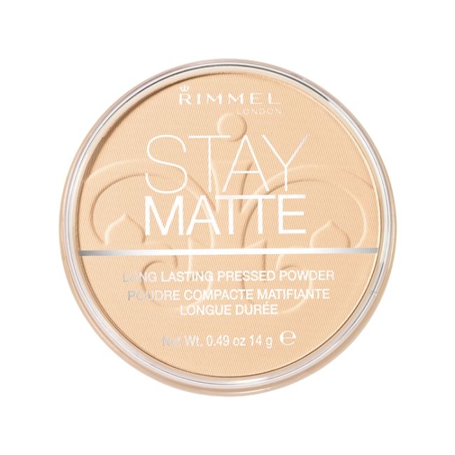 

Компактная пудра Stay matte Rimmel, цвет 1 transparent, 14 гр