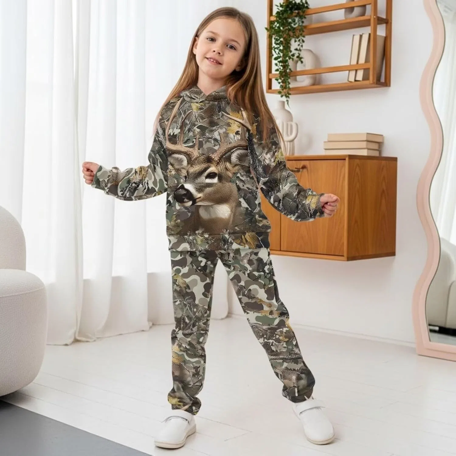 Спортивный костюм для мальчиков Pensura, 2 предмета, Deer Camouflage Hunting — фото 3