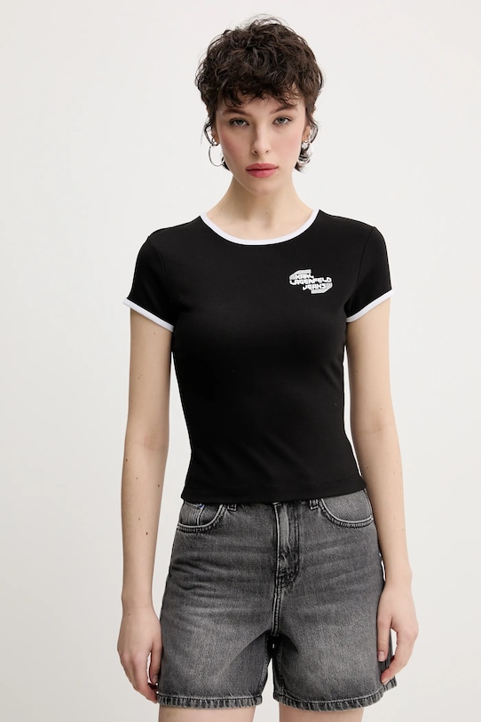 

Футболка Karl Lagerfeld Jeans, черный