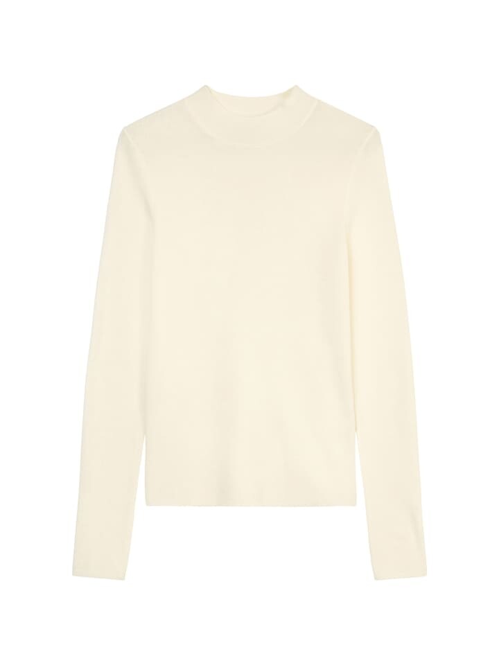 

Пуловер Marc O'Polo Feinstrick-Stehkragenpullover regular, цвет creamy white