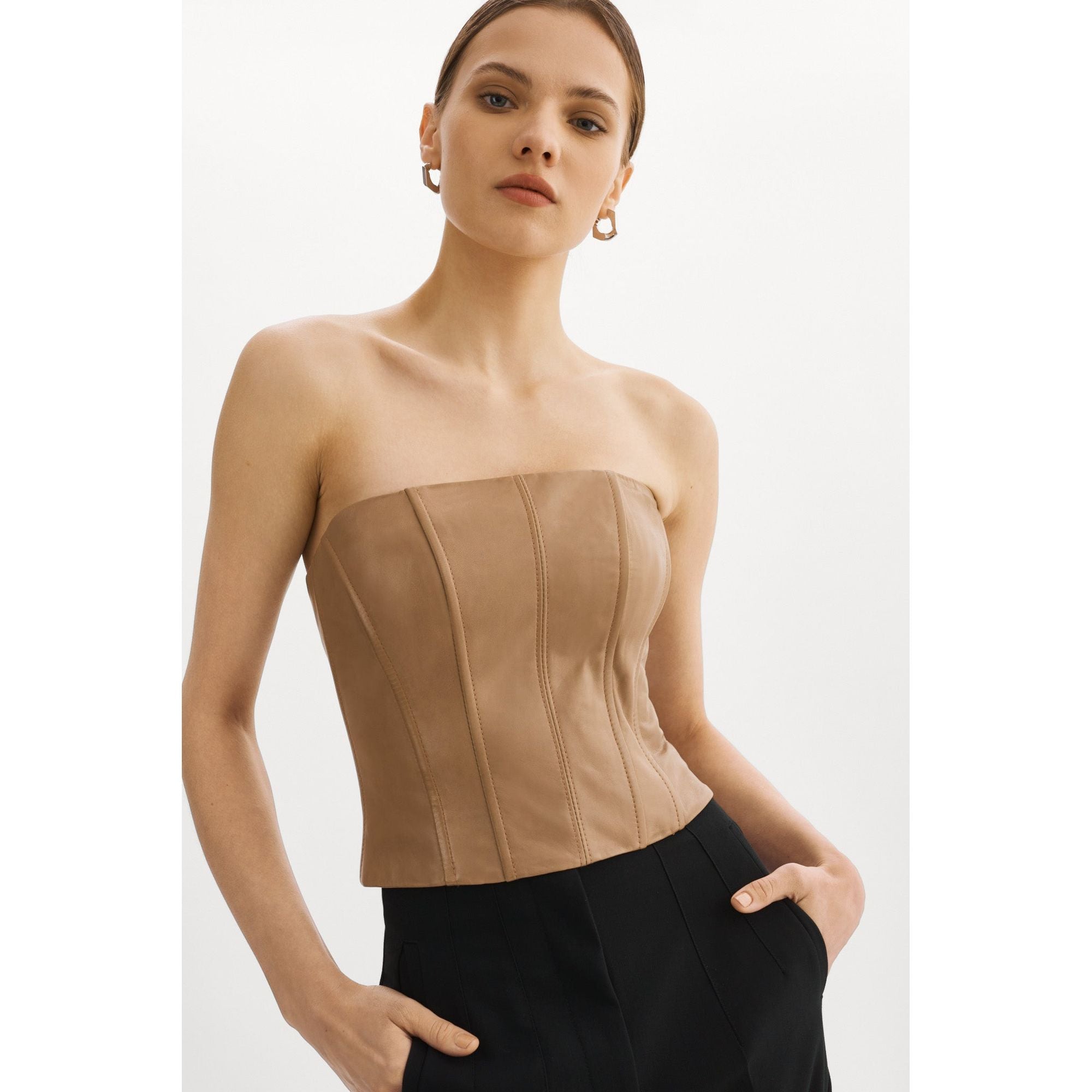 

Давина | Кожаный бюстье Lamarque, Sesame