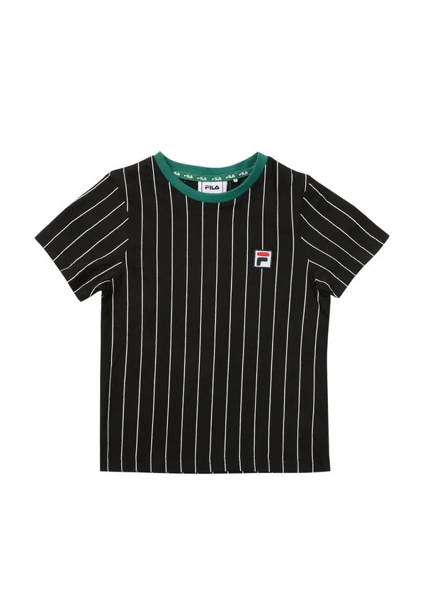 Футболка lubaco в полоску (обычная) Fila, Black