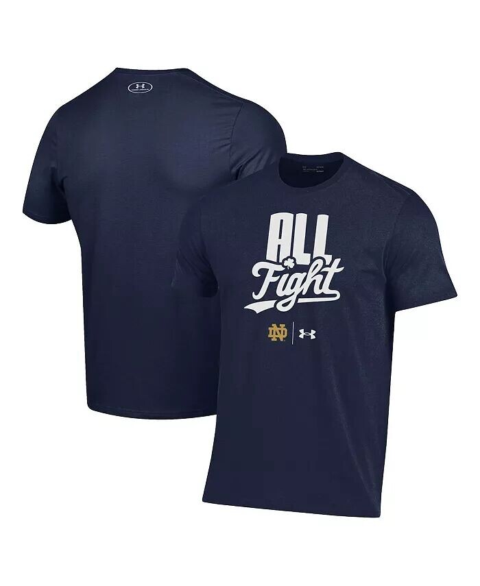 

Футболка мужская темно-синяя Notre Dame Fighting Irish All Fight Under Armour