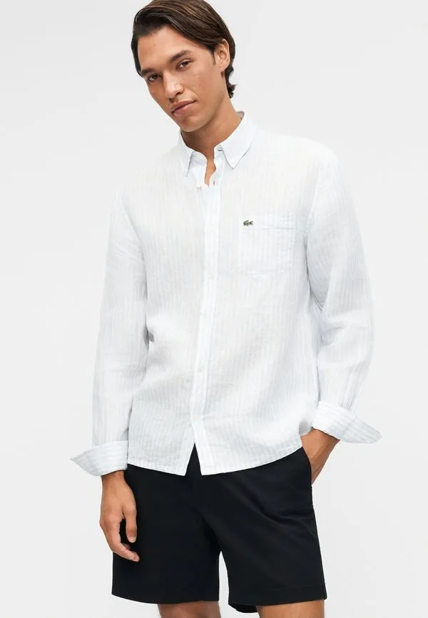 Рубашка Lacoste, Phoenix Blue/Flour — фото 4
