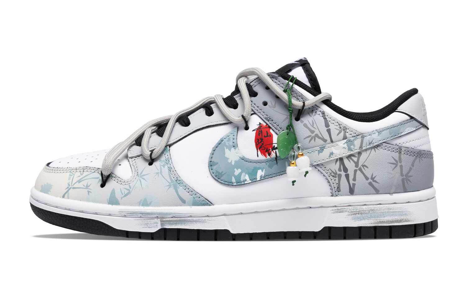 

Кроссовки Nike Dunk Skateboarding Shoes Unisex Low-top White/Gray/Blue, серый