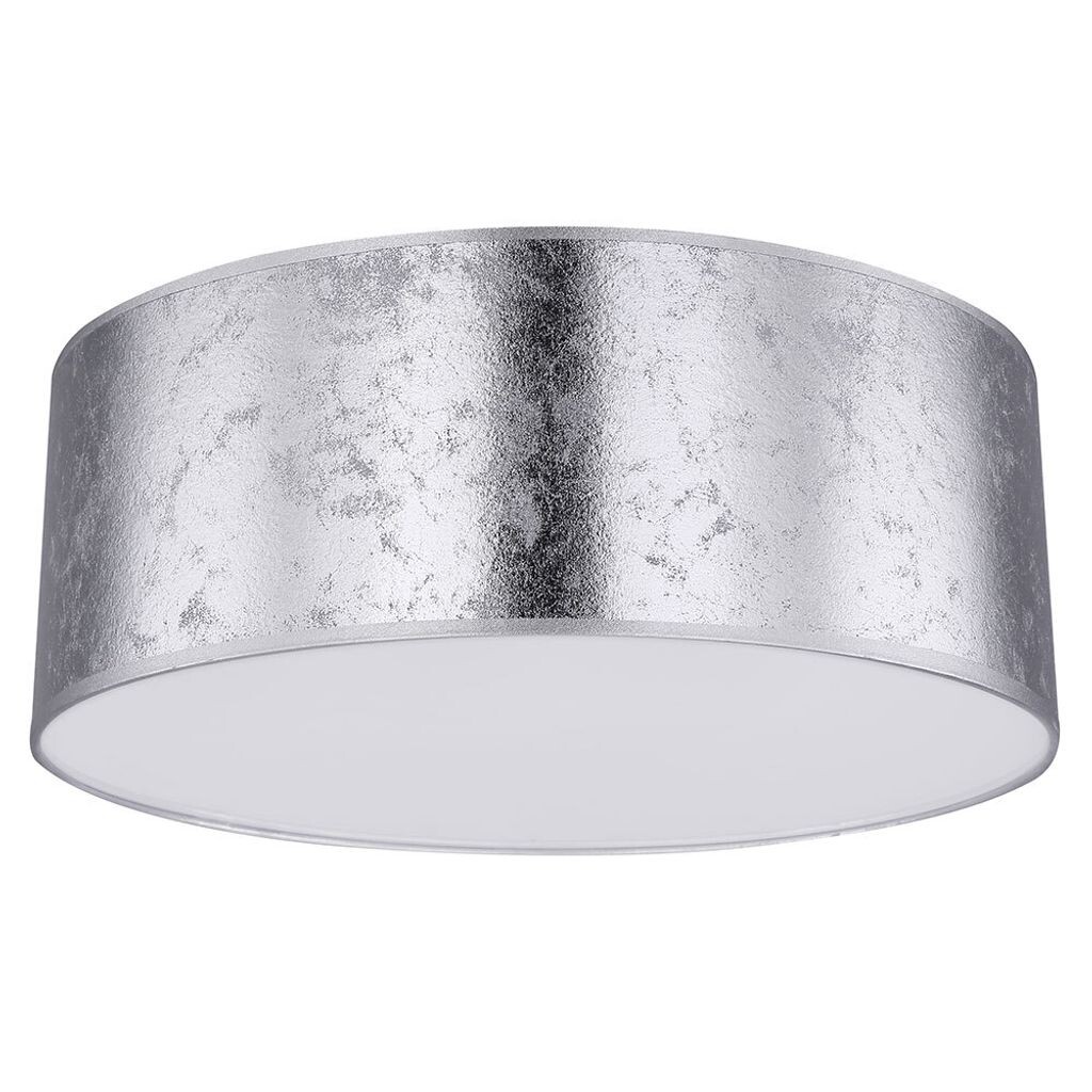 

Потолочный светильник, текстильный серебристый, динамик Bluetooth, 40 см Globo Lighting, серебро