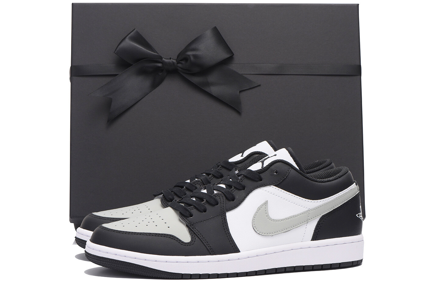 

Кроссовки Air Jordan 1 Vintage Basketball Shoes Men Low-top Dark Gray, светло-серый