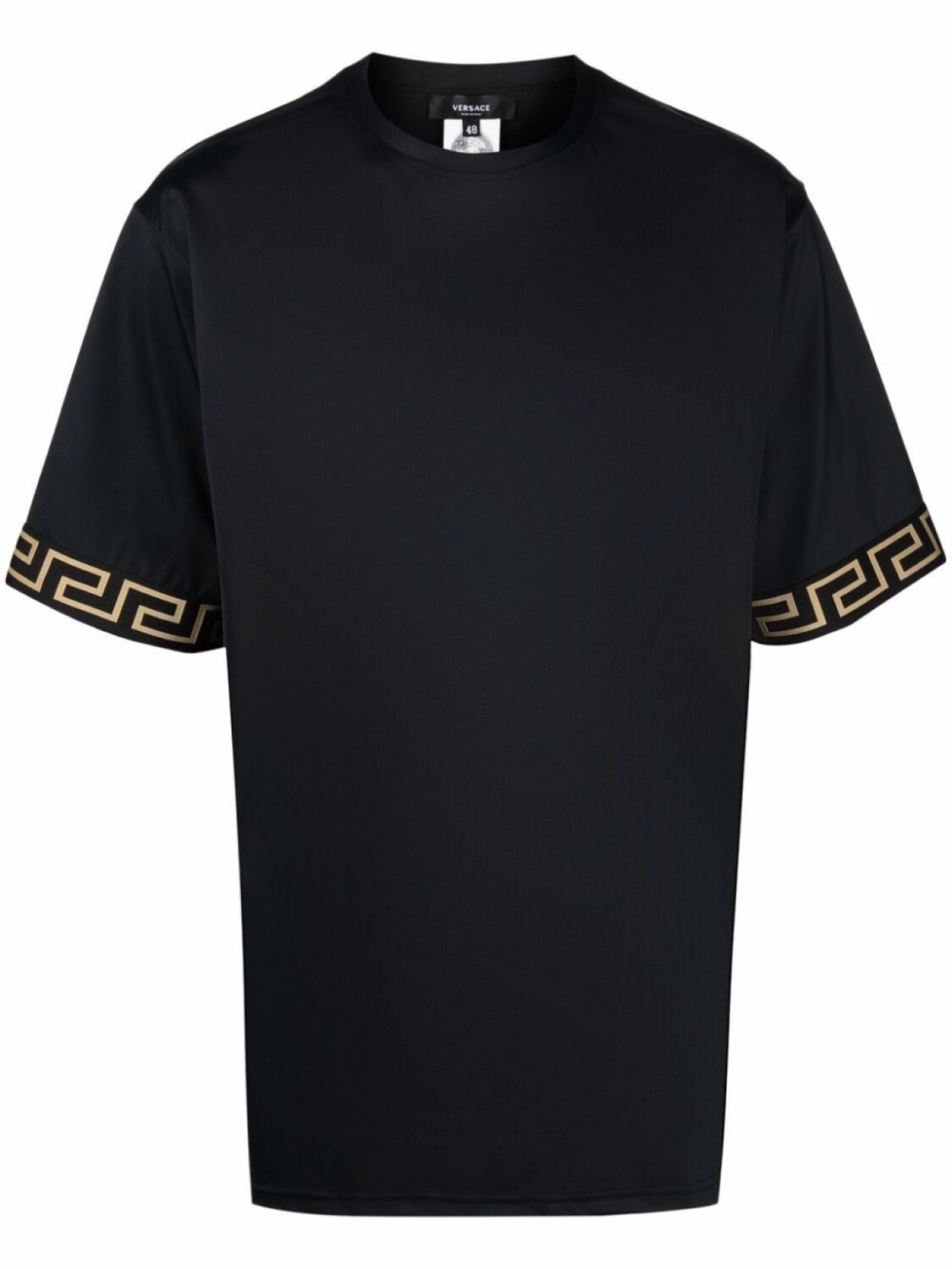 

Футболка с узором Greca Versace, черный
