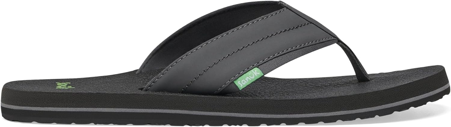 Sanuk Mens Beer Cozy 2 | Flip Flops for Men | Mens Сандалии | Beach Сандалии | Supportive & Lightweight | Memory Foam Footbed — фото 2