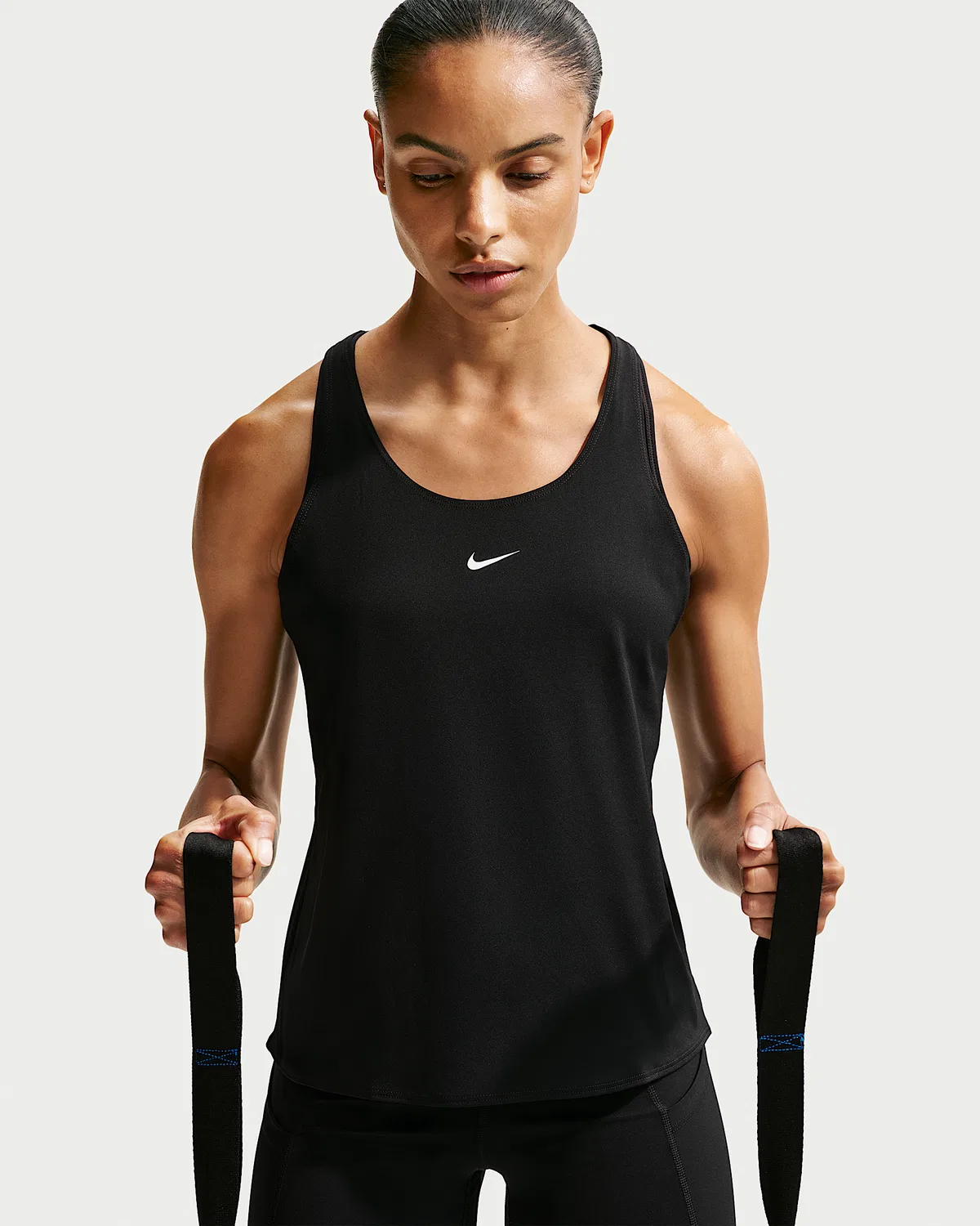 Женский топ-майка Dri-FIT Nike Pro, Black/White