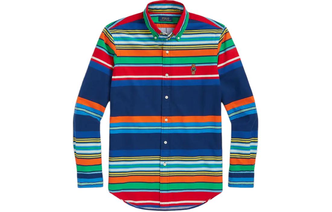 

Классическая футболка поло с медведем Oxford мужская разноцветная Polo Ralph Lauren