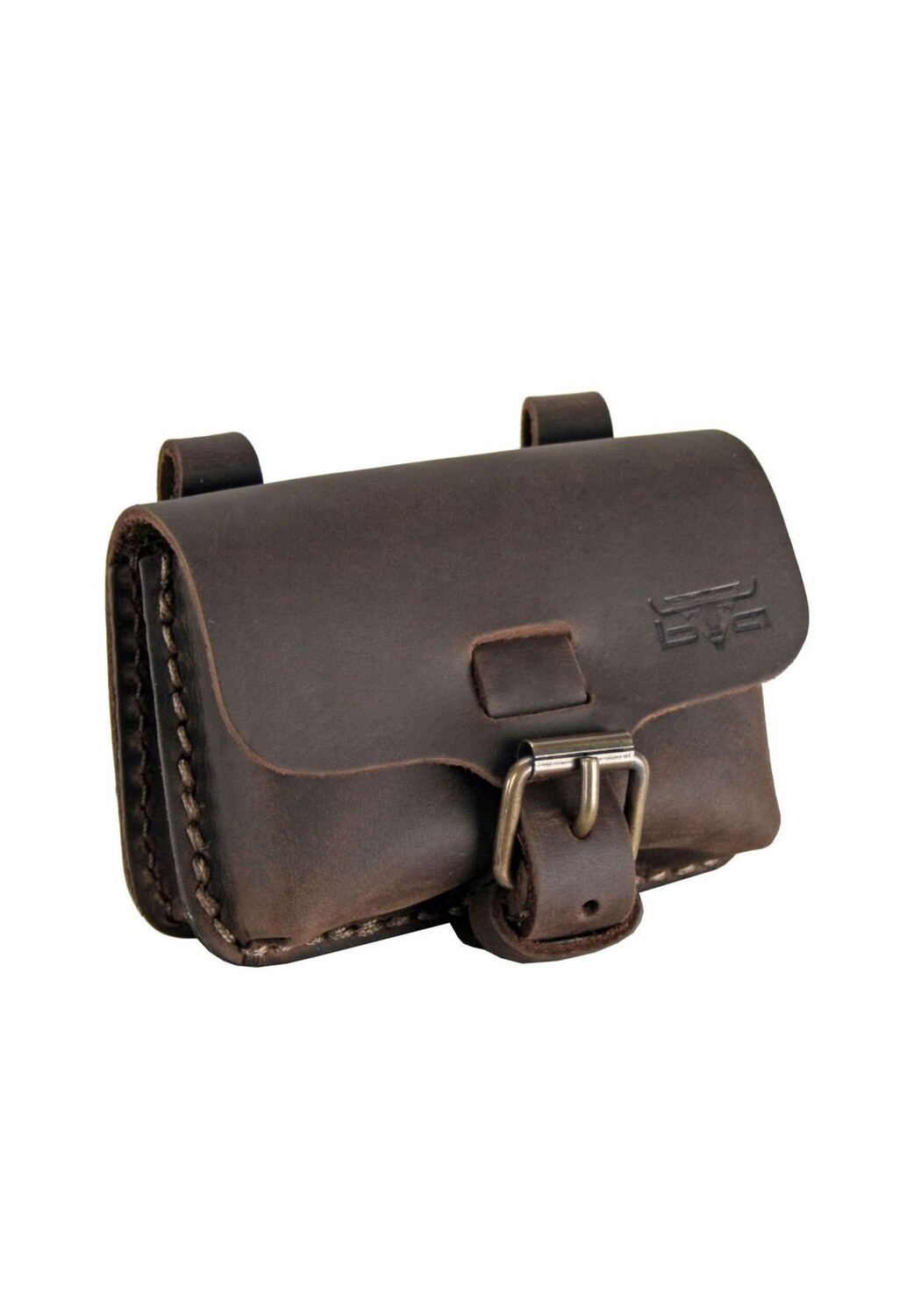 

Поясная сумка кожаная 12 см Mika, темно-коричневый