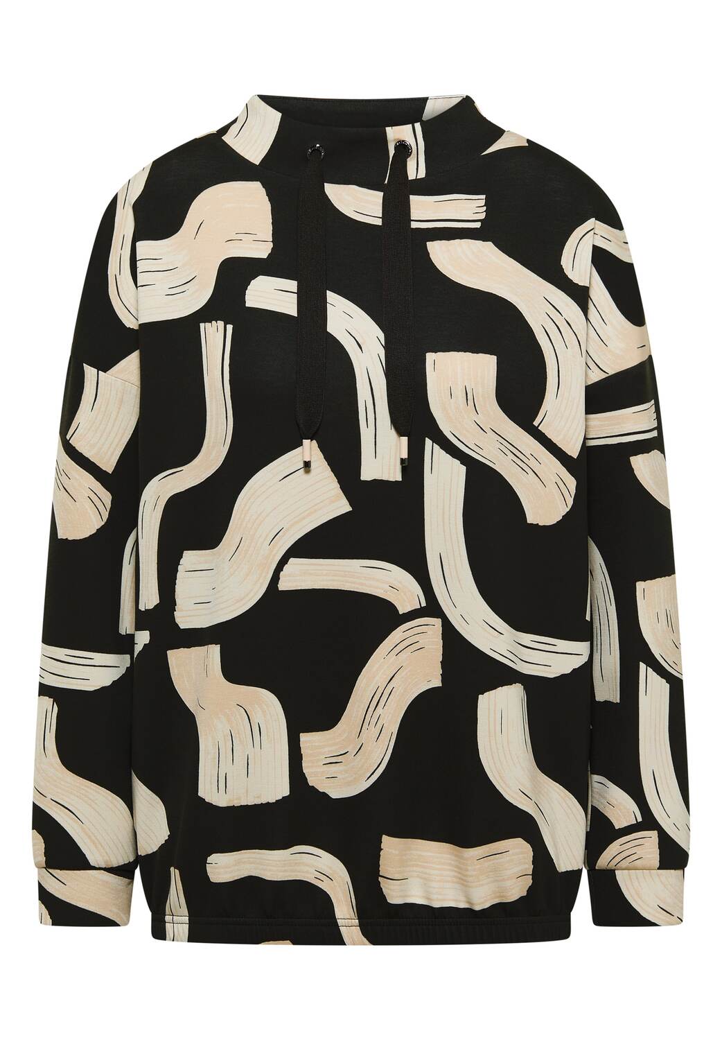 

CECIL Лонгслив в черном цвете