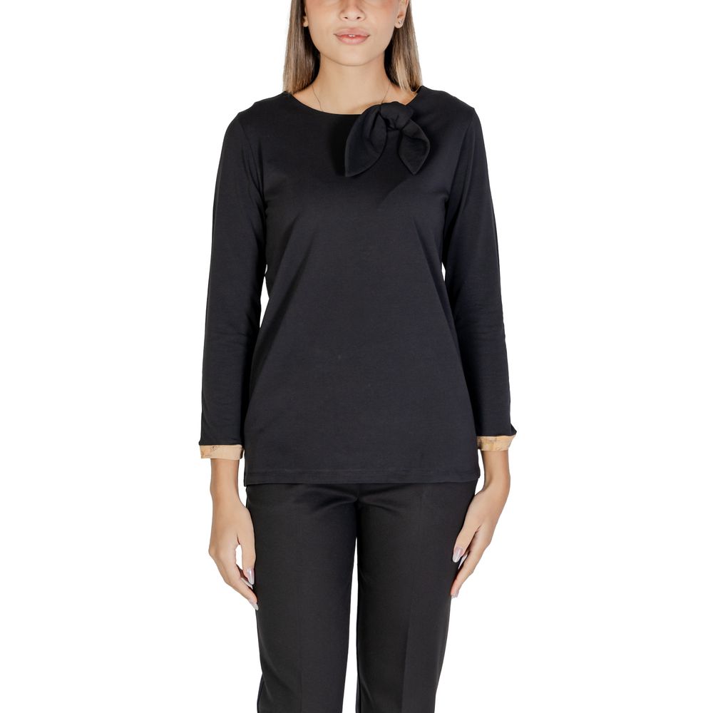 

Черные хлопковые топ и футболка ALVIERO MARTINI 1a CLASSE