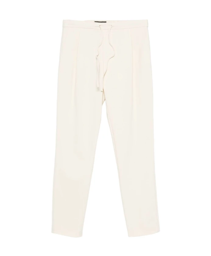 

Бежевые брюки с плиссировкой и завязками Fabiana Filippi, бежевый