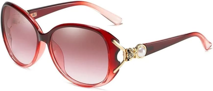 

Женские солнцезащитные очки с градиентным покрытием, металлическими линзами и изогнутыми дужками, солнцезащитные очки для женщин с защитой от УФ-излучения UV400 HDUBFY, 3