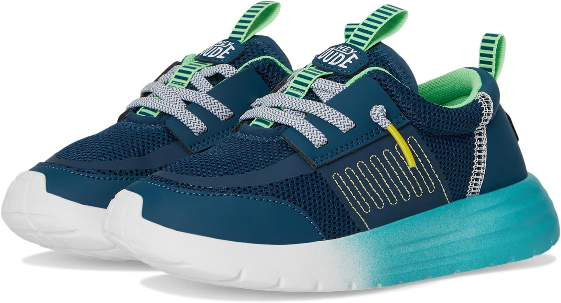 

Кроссовки Hey Dude Kids Sirocco Play Sport Block, Navy/Light Blue