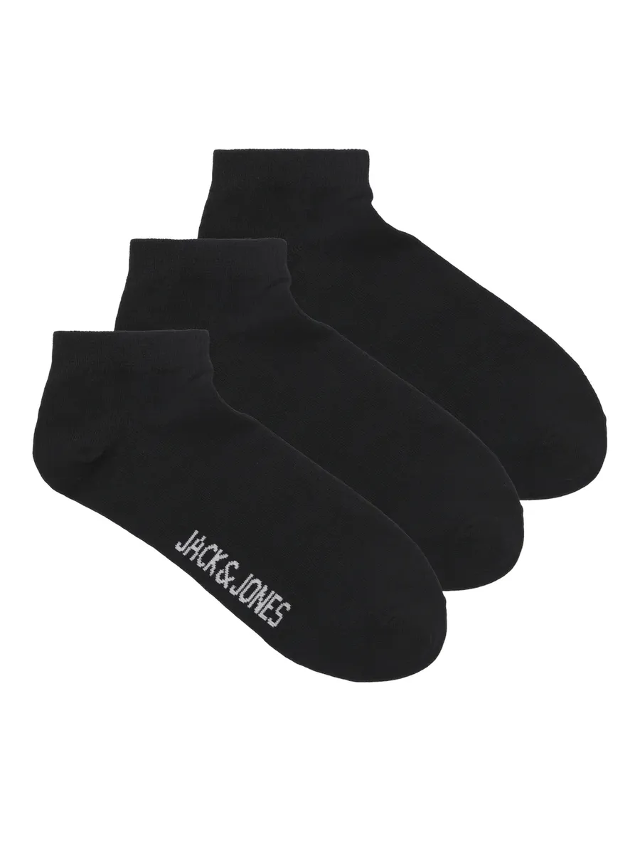 

Носки-кроссовки Jack & Jones "JACLOUIS DONGO SOCKS 3 PACK NOOS" (упаковка, 3 пары), черный