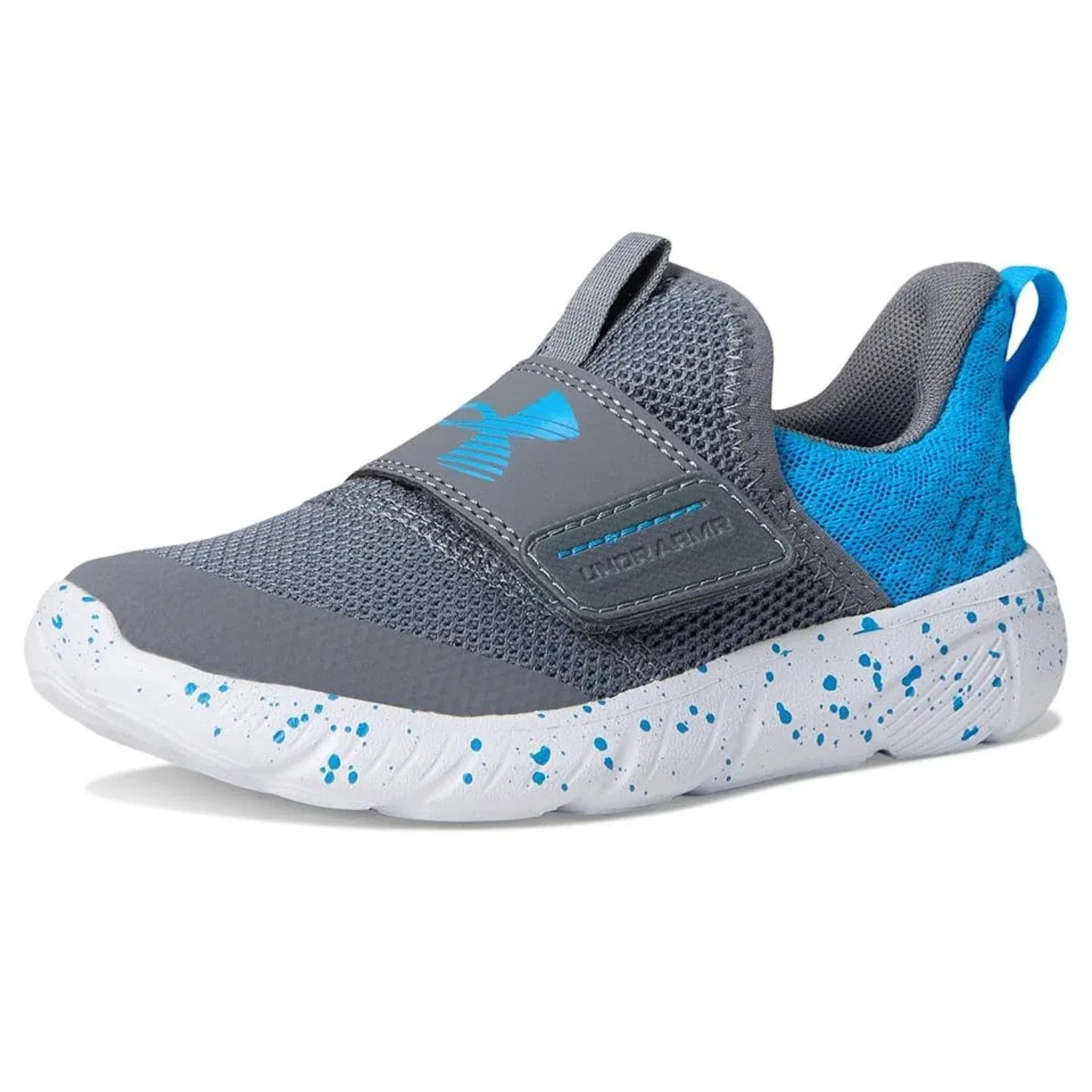 Детские серые прогулочные кроссовки Under Armour Flash Speckle 3026707-024 Titan RHS8056 — фото 2