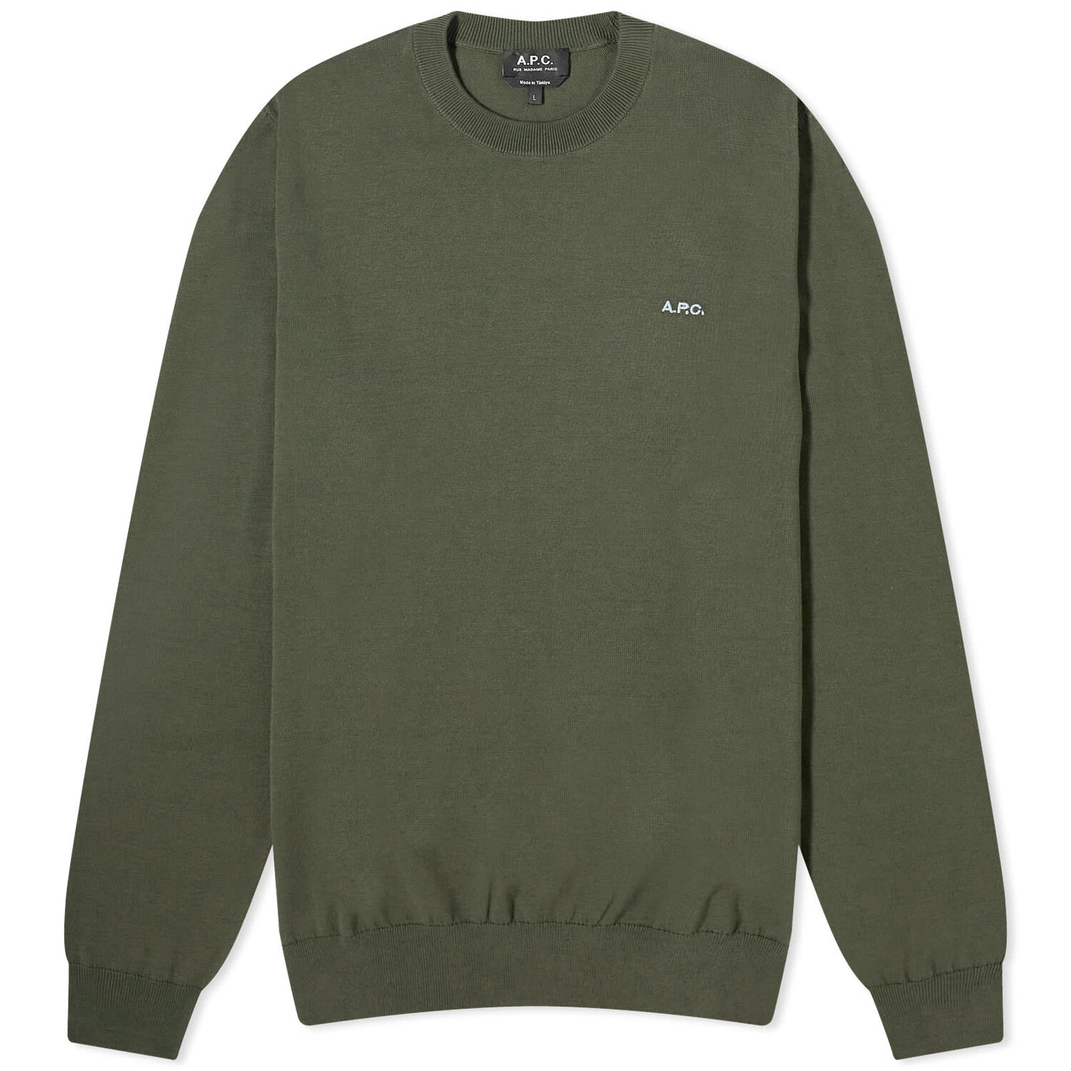 

Свитер A.P.C. Mayeul Crew, цвет Military Khaki
