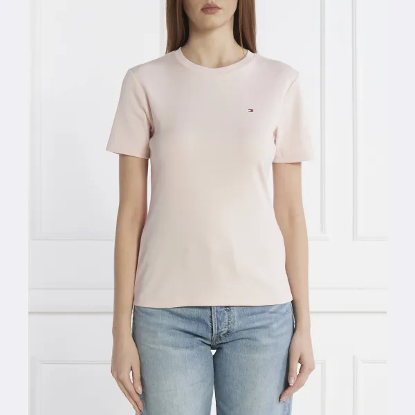 

Облегающая футболка Tommy Hilfiger, розовый