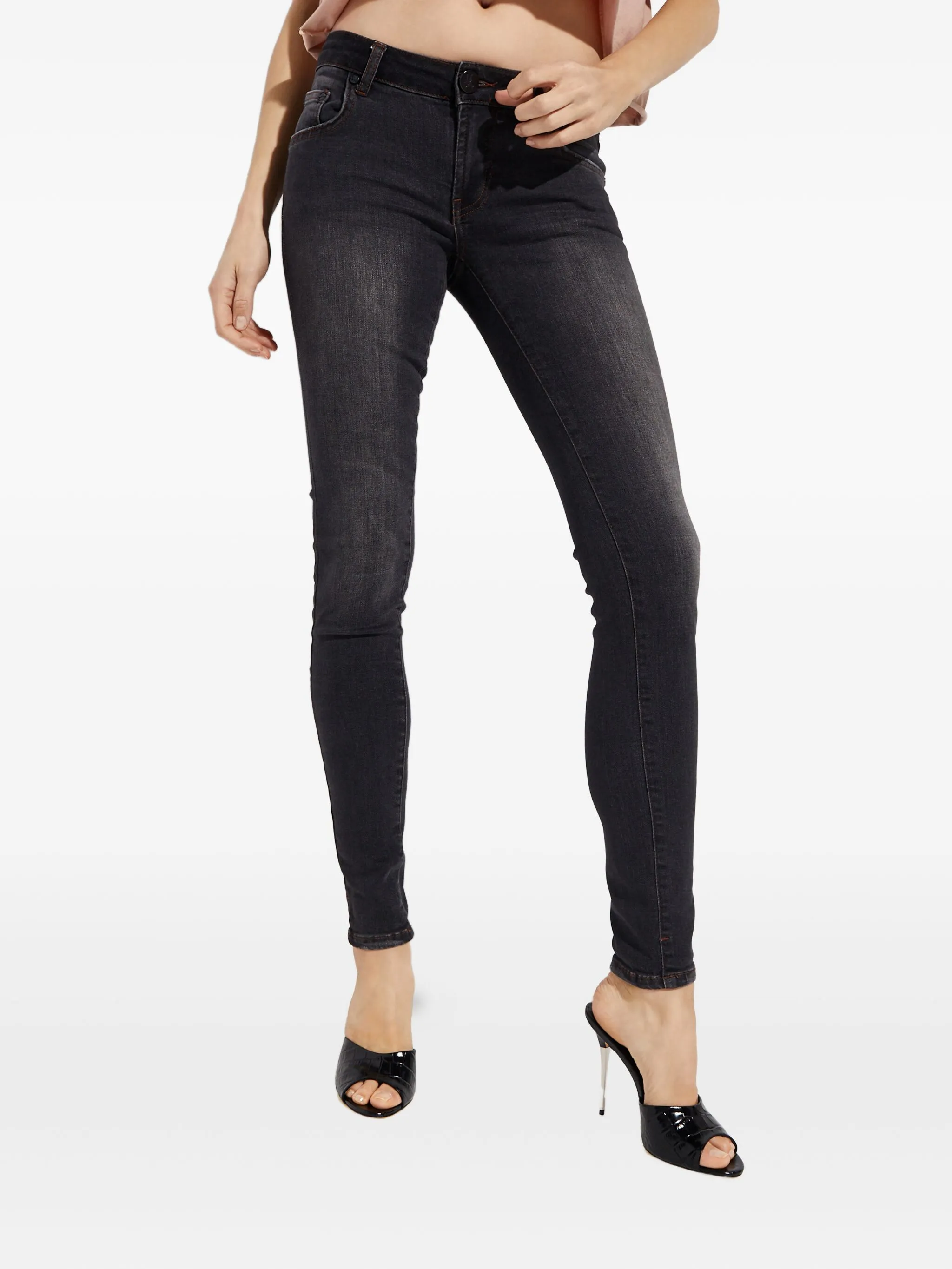 

Джинсы Freebirds II с логотипом One Teaspoon, серый