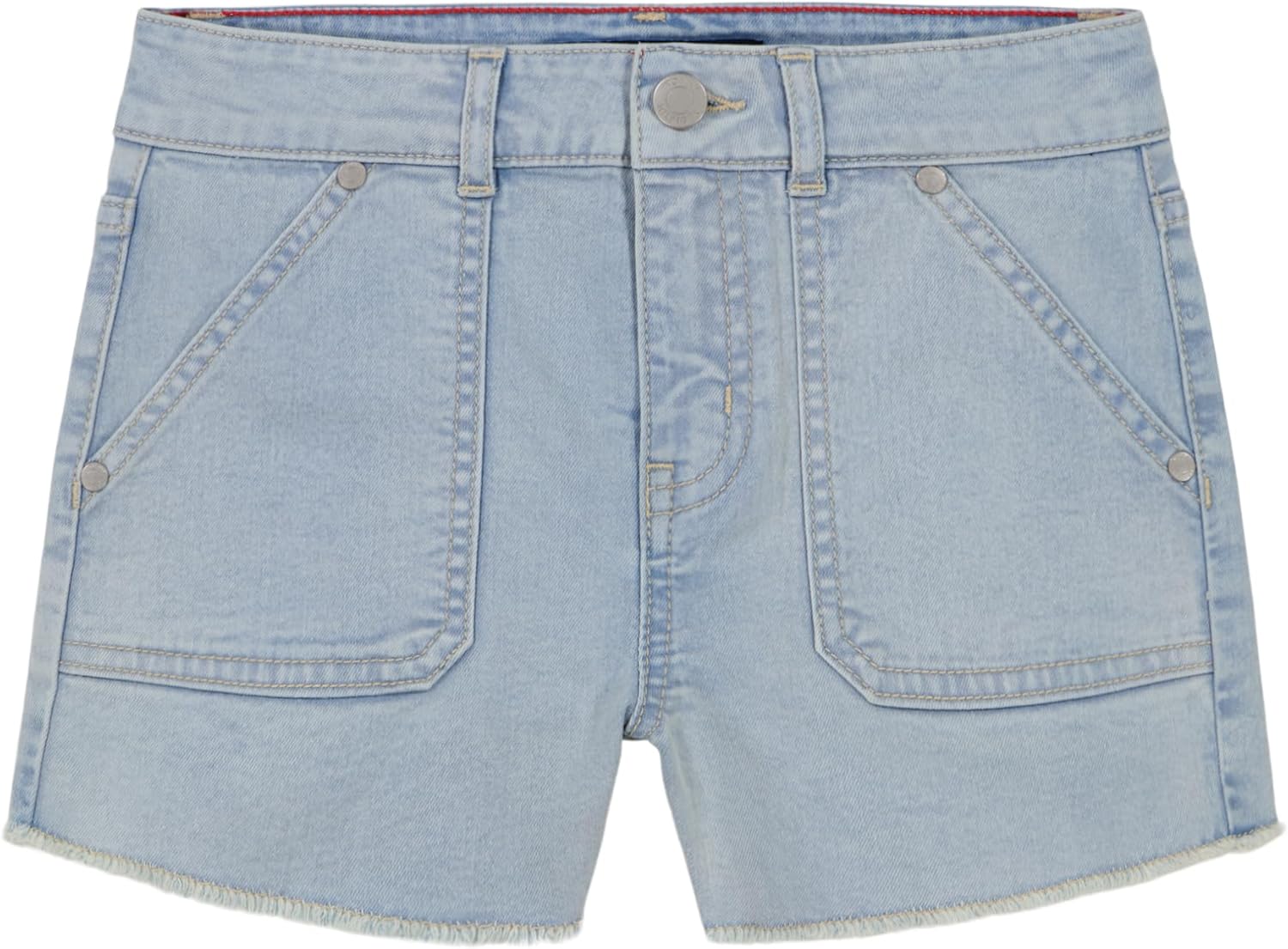 

Джинсовые шорты Tommy Hilfiger для девочек с пятью карманами, застежкой на молнию и пуговицы, Bowery Wash/Fray