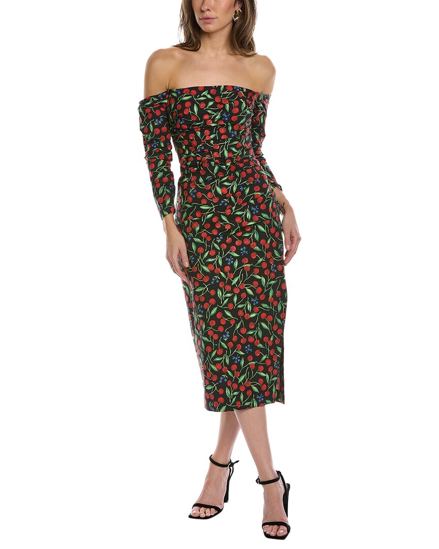 

Платье Carolina Herrera с открытыми плечами, черный